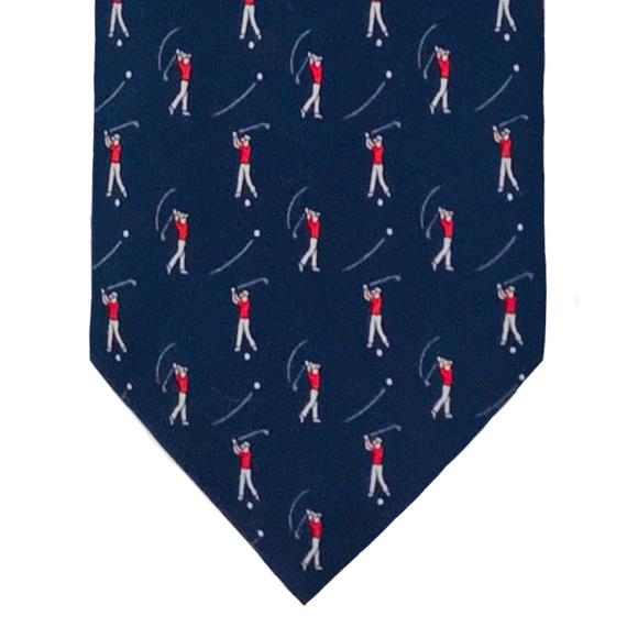 Hermes Other - HERMES • Golfer Golf Tie Includes Hermès Tie Box
